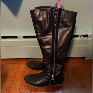 Ladies tall boots size 8.5 extra wide calf unknown brand